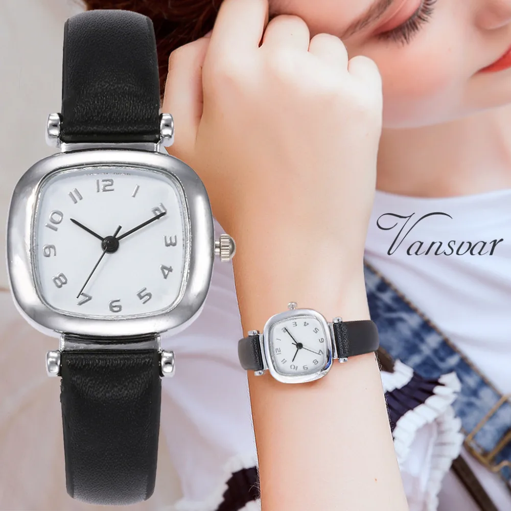 Vansvar Top Brand Silver Square Watch Small Fresh Quartz Clock Watch Analog WristWatch 2019 Relogio Feminino Dropshipping Q
Vansvar Top Brand Silver Square Watch Small Fresh Quartz Clock Watch Analog WristWatch 2019 Relogio Feminino Dropshipping Q