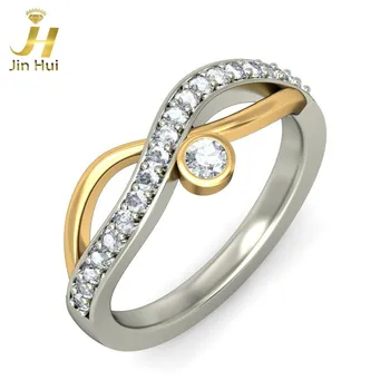 Jinhui Unisex The Dhara Ring Solid 18K White 750 Gold 0.259CT Natural Diamond Jewelry Free Engraving
Jinhui Unisex The Dhara Ring Solid 18K White 750 Gold 0.259CT Natural Diamond Jewelry Free Engraving