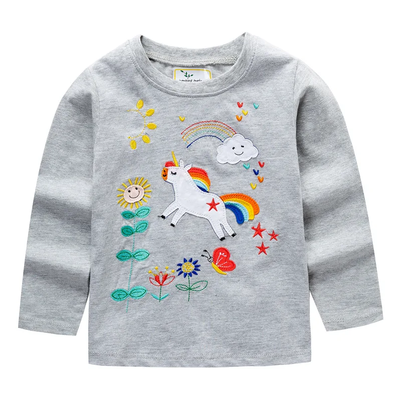 Jumpingbaby 2019 Girls T shirt Tops Baby Girl Clothes koszulka T-shirt tshirts Vetement Enfant Fill Striped shirt Roupa Menina
Jumpingbaby 2019 Girls T shirt Tops Baby Girl Clothes koszulka T-shirt tshirts Vetement Enfant Fill Striped shirt Roupa Menina