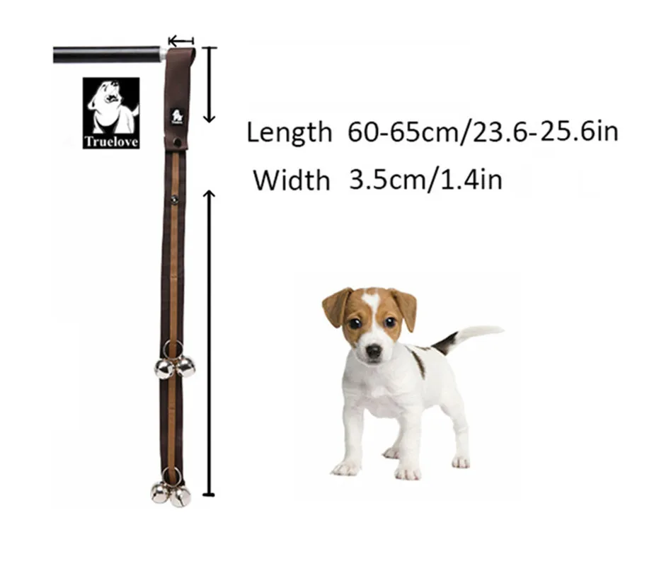 Truelove Pet Training Doorbell Premium Quality Adjustable Training Puppy Potty Easy Way Door Handles Small Big Dog Accessories
Truelove Pet Training Doorbell Premium Quality Adjustable Training Puppy Potty Easy Way Door Handles Small Big Dog Accessories