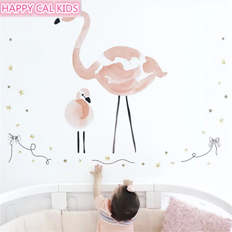 New Flamingo Wall Stickers Home Decor Living Room Bedroom Cartoon Animal Wall Decal children's room nordic style kids diy
New Flamingo Wall Stickers Home Decor Living Room Bedroom Cartoon Animal Wall Decal children's room nordic style kids diy