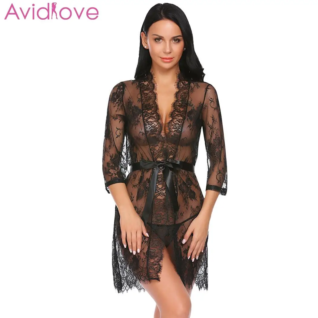 Avidlove Women Costumes Sexy Lingerie Sexy Underwear Nightgown Floral Lingerie Sexy with G-string Lace Belt Pajamas
Avidlove Women Costumes Sexy Lingerie Sexy Underwear Nightgown Floral Lingerie Sexy with G-string Lace Belt Pajamas