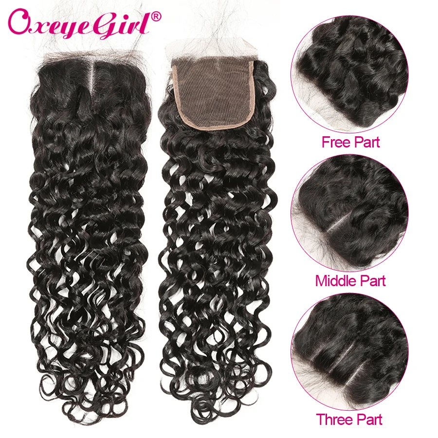 Brazilian Hair Closure 4x4 Lace Closure 100% Remy Human Hair Water Wave Closure Pre Plucked With Baby Hair Oxeye girl Can Be Dye
Brazilian Hair Closure 4x4 Lace Closure 100% Remy Human Hair Water Wave Closure Pre Plucked With Baby Hair Oxeye girl Can Be Dye
