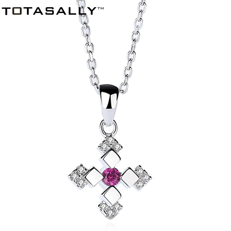 TOTASALLY 100% Real S925 Silver Ladies' Necklace Top Fashion Charm Luxury Crystal Zircon Jewelry For Women Party Wedding Gift 
TOTASALLY 100% Real S925 Silver Ladies' Necklace Top Fashion Charm Luxury Crystal Zircon Jewelry For Women Party Wedding Gift