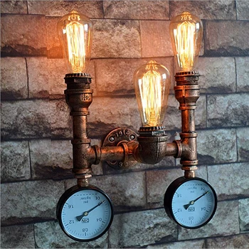 Retro Iron Wall Lamp E27 Industrial Water Pipe Wall Lamp 110V 220V Home Decoration Lamp Bar Restaurant Hotel Lighting
Retro Iron Wall Lamp E27 Industrial Water Pipe Wall Lamp 110V 220V Home Decoration Lamp Bar Restaurant Hotel Lighting