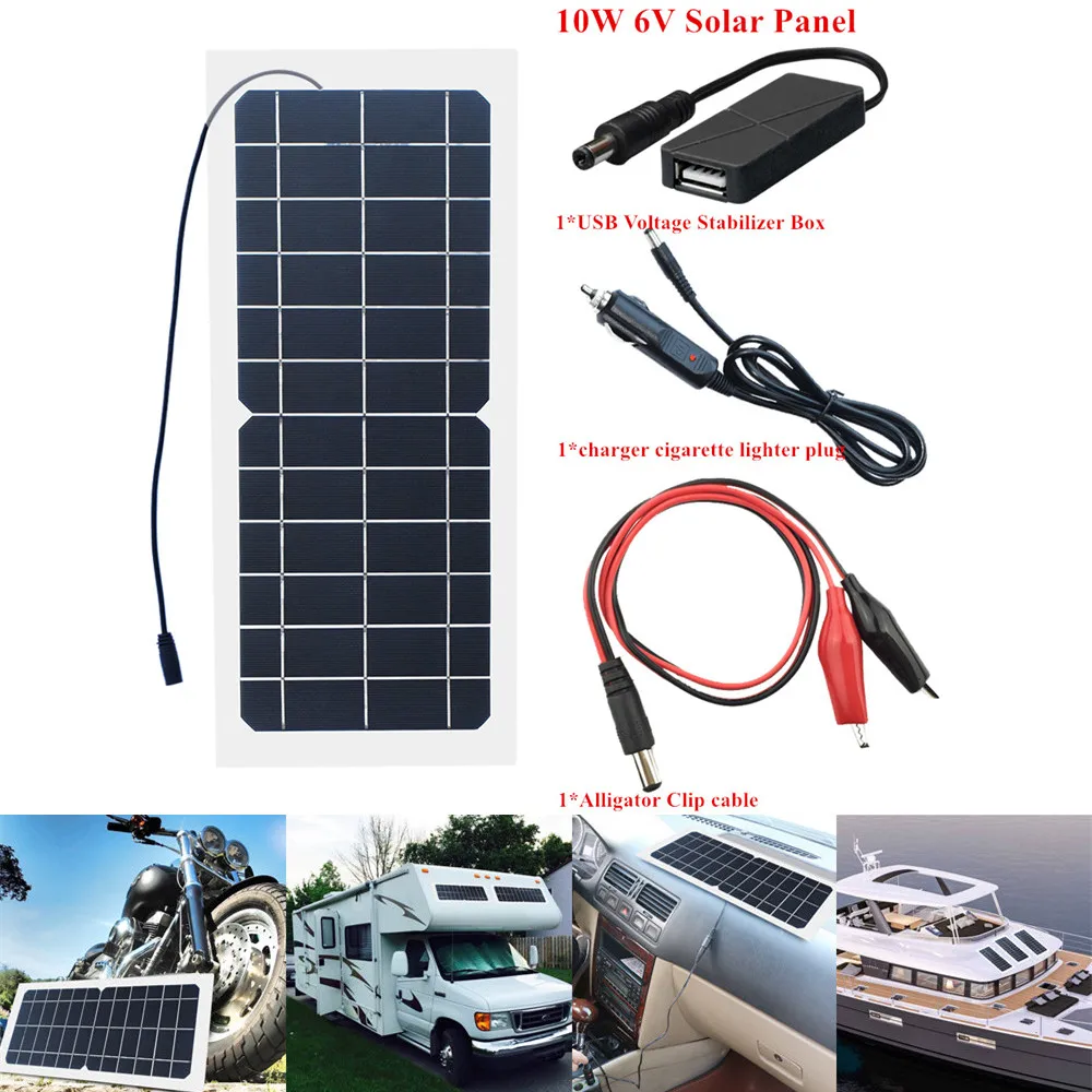 10W 6V Flexible solar panels