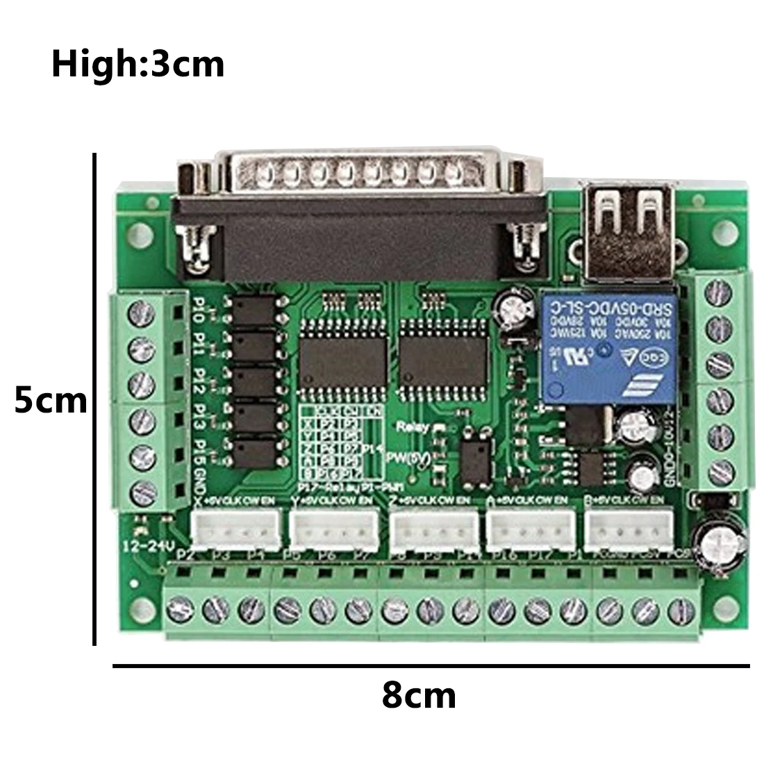 USB Power DC 12V 24V 5 Axes Generator for Stepper Motor Driver Controller Speed Regulator
USB Power DC 12V 24V 5 Axes Generator for Stepper Motor Driver Controller Speed Regulator