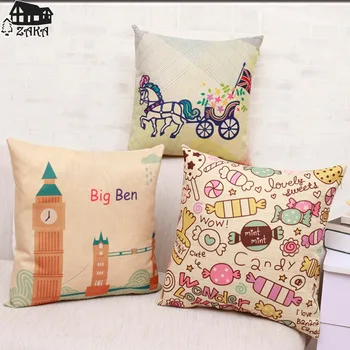 17" thicker candy Series cute cartoon square cotton linen home sofa decorative cushion covers Car seat pillow covers 43cmx43cm
17" thicker candy Series cute cartoon square cotton linen home sofa decorative cushion covers Car seat pillow covers 43cmx43cm
