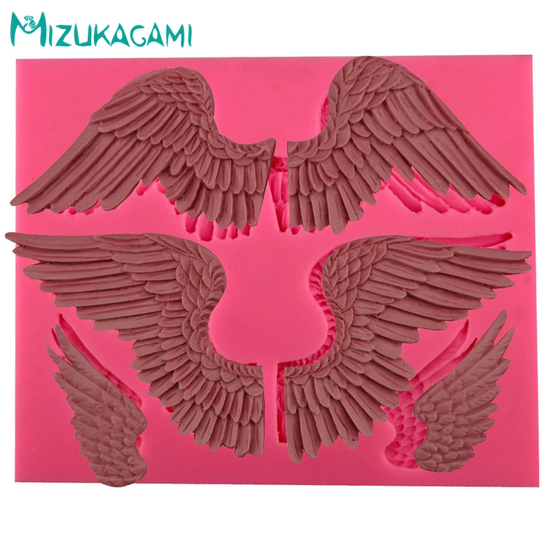 Angel Wings Liquid Silicone Molds Flip Sugar Molds Chocolate Molds Super Light Clay Cake Decoration Baking Molds MJ-00921
Angel Wings Liquid Silicone Molds Flip Sugar Molds Chocolate Molds Super Light Clay Cake Decoration Baking Molds MJ-00921