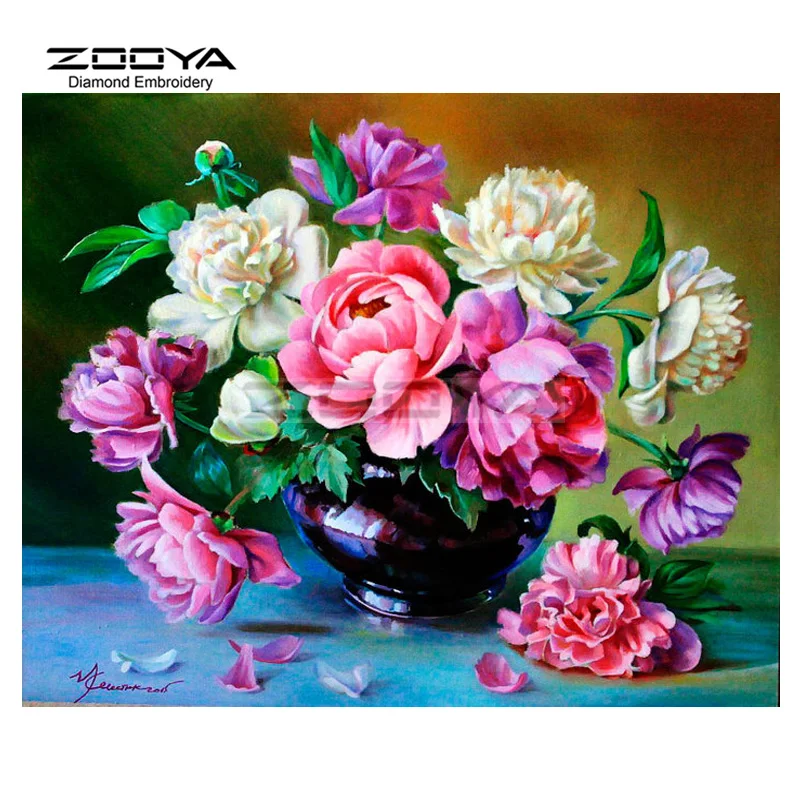 ZOOYA Diamond Embroidery 5D DIY Diamond Painting Beautiful Peony Flower Diamond Painting Cross Stitch Rhinestone Mosaic BJ1780
ZOOYA Diamond Embroidery 5D DIY Diamond Painting Beautiful Peony Flower Diamond Painting Cross Stitch Rhinestone Mosaic BJ1780