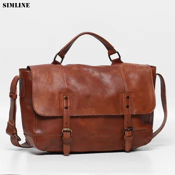 100% Genuine Leather Cowhide Handbags For Men Brand Designer Vintage Casual Handmade Male Shoulder Crossbody Bag Bags Briefcase
100% Genuine Leather Cowhide Handbags For Men Brand Designer Vintage Casual Handmade Male Shoulder Crossbody Bag Bags Briefcase