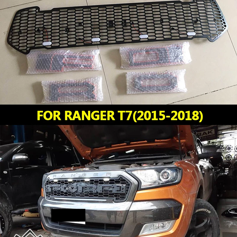 Black Racing Grill Ranger Grill ABS Black Front Grill Trim Suitable For Ranger Wildtrak T7 Txl Pickup Ranger Gril 2015-2017
Black Racing Grill Ranger Grill ABS Black Front Grill Trim Suitable For Ranger Wildtrak T7 Txl Pickup Ranger Gril 2015-2017