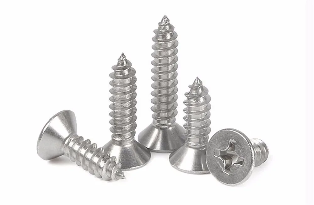 100pcs Stainless Steel M3.5 Cross Recessed Flat Head Phillips Self Tapping Screw M3.5*6.5/9.5/13/16/19/22/25/30/32/35/38-60mm
100pcs Stainless Steel M3.5 Cross Recessed Flat Head Phillips Self Tapping Screw M3.5*6.5/9.5/13/16/19/22/25/30/32/35/38-60mm