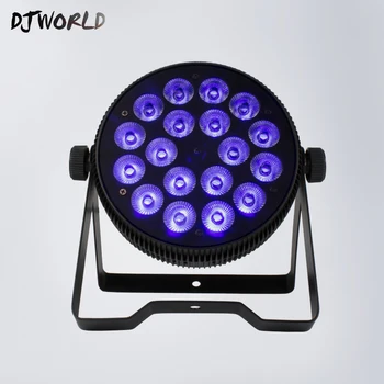 New Style Aluminum Alloy LED Flat Par 18x12W RGB+UV DMX512 Stage Effect Lighting Good For Wedding Decoration For 8 Channels
New Style Aluminum Alloy LED Flat Par 18x12W RGB+UV DMX512 Stage Effect Lighting Good For Wedding Decoration For 8 Channels