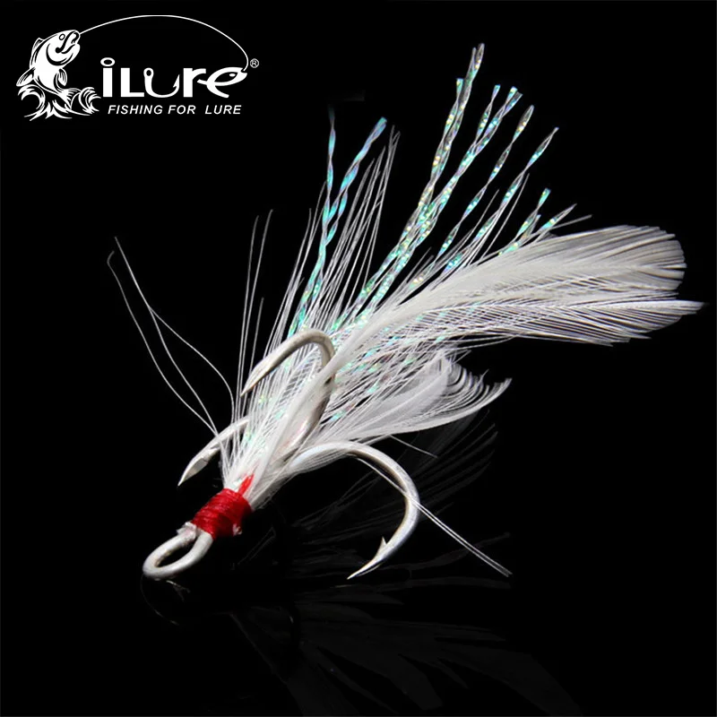 iLure 10 pcs/boxes Super Strong Tank Feathered Twins 2# 4# 6# 8# 10# Three fish fly hook bait fishing fishing tackle bait pesca
iLure 10 pcs/boxes Super Strong Tank Feathered Twins 2# 4# 6# 8# 10# Three fish fly hook bait fishing fishing tackle bait pesca