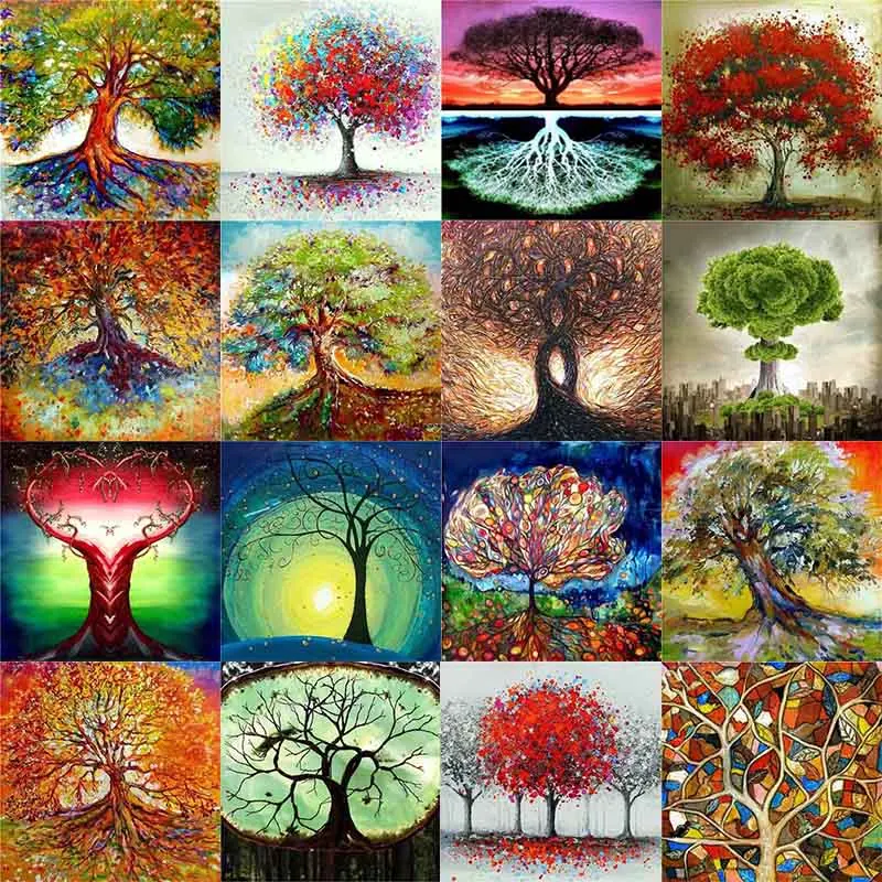 100% DIY 5D Full Diamond Painting Seasons Tree Cross Stitch Diamond embroidery Patterns rhinestones Diamond Mosaic Home Decor
100% DIY 5D Full Diamond Painting Seasons Tree Cross Stitch Diamond embroidery Patterns rhinestones Diamond Mosaic Home Decor