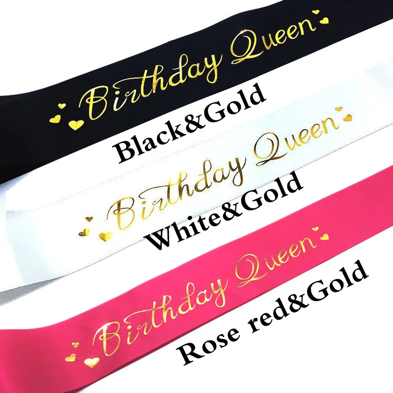Birthday Queen Satin Shoulder Bags Black White Etiquette Strap Party Sash Party Supplies DIY Wedding Party Decoration 7A2715
Birthday Queen Satin Shoulder Bags Black White Etiquette Strap Party Sash Party Supplies DIY Wedding Party Decoration 7A2715