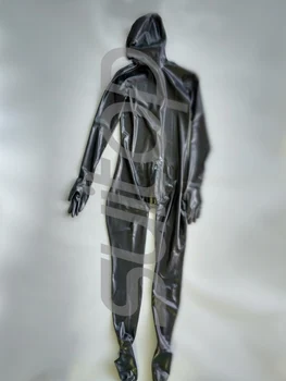 Men's custom sized black 0,4mm Male 's latex catsuit with penies condoms (inside) Front and back
Men's custom sized black 0,4mm Male 's latex catsuit with penies condoms (inside) Front and back
