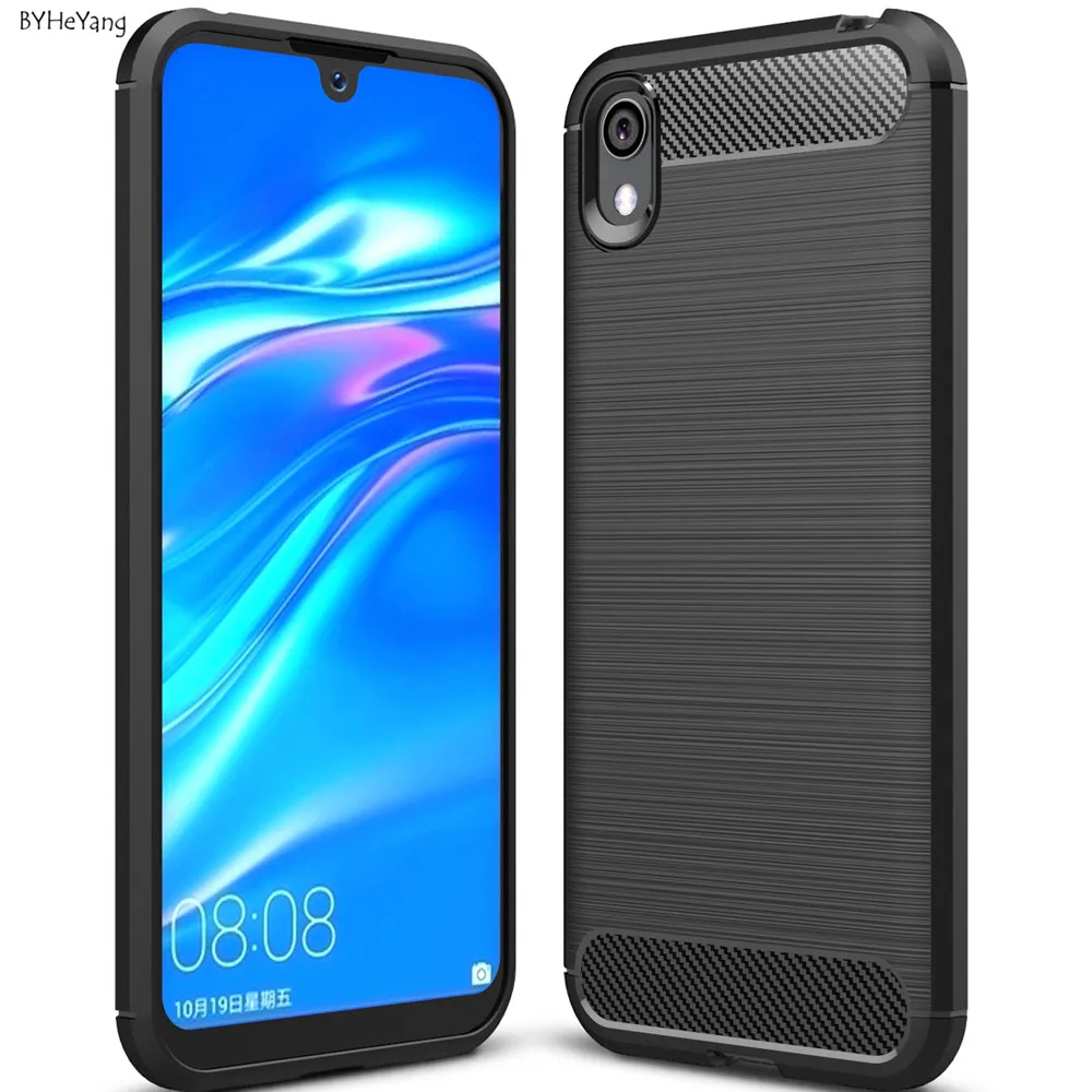 Чехол для Huawei Honor 8S чехол силиконовый мягкий из ТПУ с текстурой матового