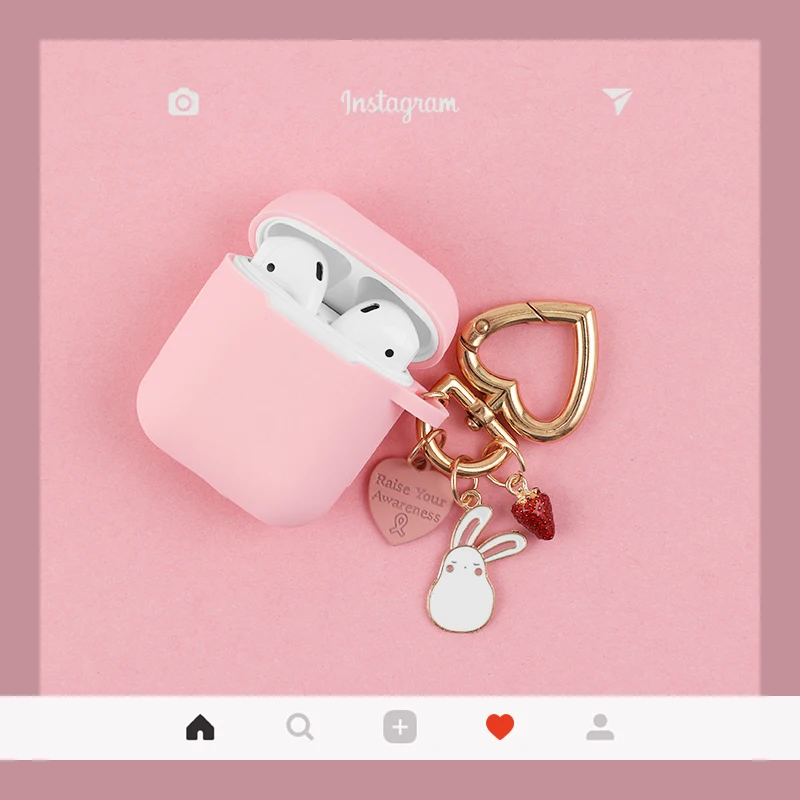 Cute Rabbit Pendant Case For Airpod Cartoon Earphone Cases For Apple Airpods 2 Cute Accessories Protect Cover with Keychain
Cute Rabbit Pendant Case For Airpod Cartoon Earphone Cases For Apple Airpods 2 Cute Accessories Protect Cover with Keychain