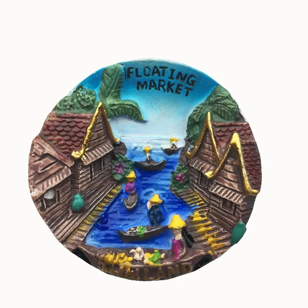 BABELEMI 3D Thailand Floating Fruit Market Tourist Souvenir Fridge Magnet Travel Souvenirs Refrigerator Stickers Home Decoration
BABELEMI 3D Thailand Floating Fruit Market Tourist Souvenir Fridge Magnet Travel Souvenirs Refrigerator Stickers Home Decoration