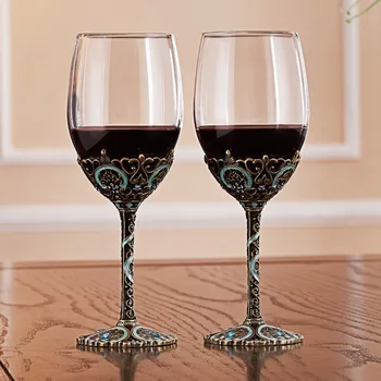 Creative Enamel Wine Glasses Champagne Classic Glasses Gifts 2Pc Set Flutes Crystal Toasting Flutes
Creative Enamel Wine Glasses Champagne Classic Glasses Gifts 2Pc Set Flutes Crystal Toasting Flutes