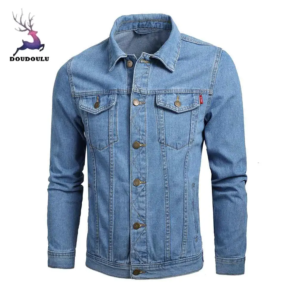 DOUDOULU Men's Autumn Winter Casual Long Sleeve Turn-down Collar Solid Denim Jacket Coat Mens Coats Casual Winter Warm #SS
DOUDOULU Men's Autumn Winter Casual Long Sleeve Turn-down Collar Solid Denim Jacket Coat Mens Coats Casual Winter Warm #SS