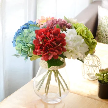 JAROWN Silk Artificial Flowers Simulation Hydrangea Flowers Potted Flower Bouquet For Wedding Home Party Decoration Decor 
JAROWN Silk Artificial Flowers Simulation Hydrangea Flowers Potted Flower Bouquet For Wedding Home Party Decoration Decor