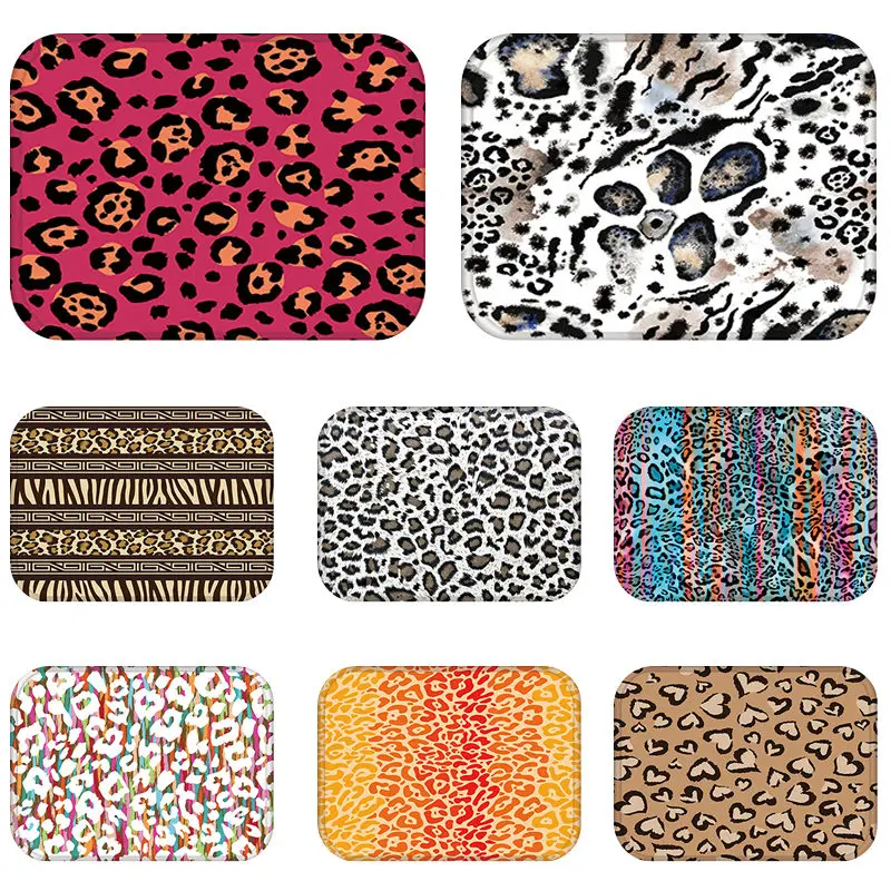 Leopard Pattern Kitchen Entrance Door Mat Coral Velvet Carpet Rubber Colorful Indoor Floor Mats Non-Anti-Slip Rug 48256
Leopard Pattern Kitchen Entrance Door Mat Coral Velvet Carpet Rubber Colorful Indoor Floor Mats Non-Anti-Slip Rug 48256