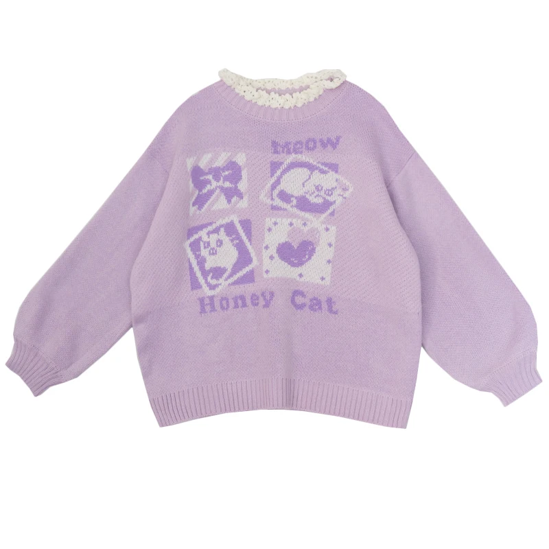 Sweater Autumn And Winter 2018 Lotus Leaf Hook Flower Lotus Leaf Round Neck Pullover Harajuku Jacquard Top Tee Sweater
Sweater Autumn And Winter 2018 Lotus Leaf Hook Flower Lotus Leaf Round Neck Pullover Harajuku Jacquard Top Tee Sweater