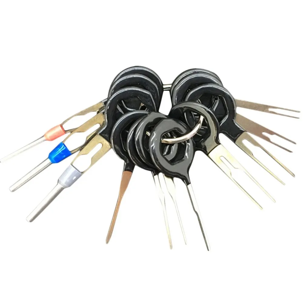 11pcs/set High Quality Car Plug Terminal Extraction Pick Back Needle Wire Harness Connector Crimp Pin Automobiles Repair Tool
11pcs/set High Quality Car Plug Terminal Extraction Pick Back Needle Wire Harness Connector Crimp Pin Automobiles Repair Tool