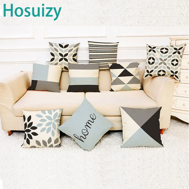 Nordic Style Geometric Cushion Cover 45*45cm Plain Cotton Linen Print Strips Sofa Home Decorative Blue Throw Pillow Covers 50*50
Nordic Style Geometric Cushion Cover 45*45cm Plain Cotton Linen Print Strips Sofa Home Decorative Blue Throw Pillow Covers 50*50