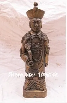 00948 14 inch copper figurine chinese Qing dynasty emperor Qianlong statuary statue
00948 14 inch copper figurine chinese Qing dynasty emperor Qianlong statuary statue