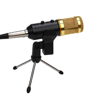 MK F200FL Professional Wire Microphone Handheld Condenser With Tripod Stand Mic for Computer USB Karaoke Video Studio Recording
MK F200FL Professional Wire Microphone Handheld Condenser With Tripod Stand Mic for Computer USB Karaoke Video Studio Recording