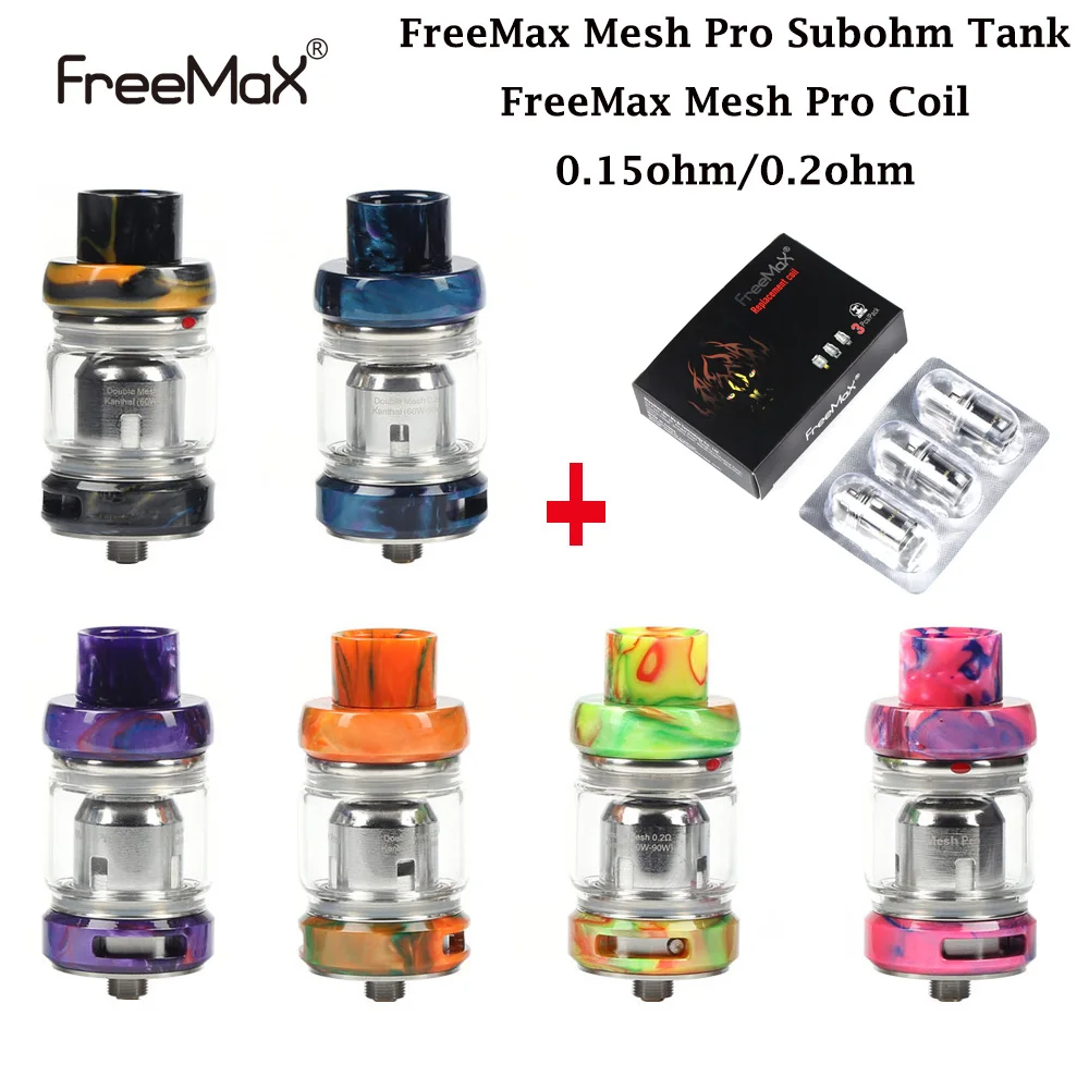 Original Freemax Mesh Pro Tank Mesh Subohm 5ml/6ml Atomizer With Freemax Mesh Pro Coil Large Cloud Tank Vape Vs Freemax Fireluke
Original Freemax Mesh Pro Tank Mesh Subohm 5ml/6ml Atomizer With Freemax Mesh Pro Coil Large Cloud Tank Vape Vs Freemax Fireluke