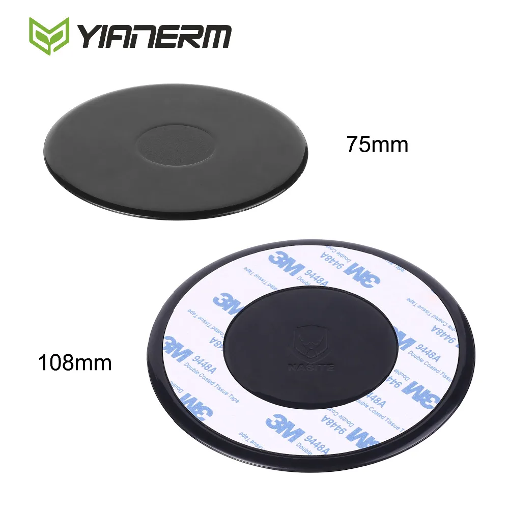 Image Yianerm Sucker Car Holder Accessory Dashboard Windshield Disk Suction Cup Base For Car Sucker Phone Holder,Tablet,GPS Fixed Disc