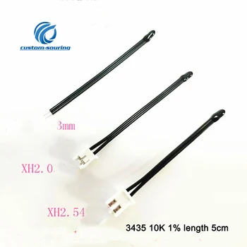 Free shipping 10pcs Epoxy ntc temperature sensor 10k B3435 ntc 10k NTC sensor 1% 5cm -30~105C 3435 NTC thermistor
Free shipping 10pcs Epoxy ntc temperature sensor 10k B3435 ntc 10k NTC sensor 1% 5cm -30~105C 3435 NTC thermistor