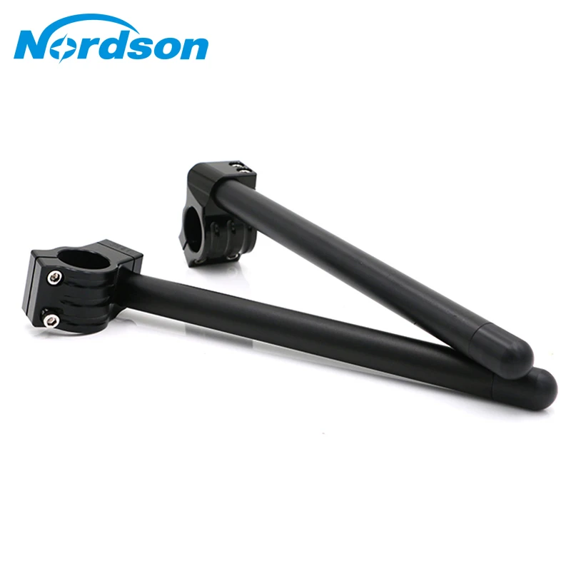 Nordson CNC 31 51 мм Riser Clip Ons handlebar Lift handle bar вилка трубка пара черный серебряный мотоцикл