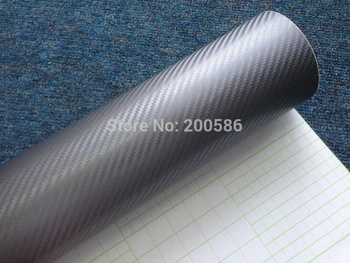 High Quality Silver Grey 3D Carbon Fibre Vinyl Air Free Bubble Car Wrap Film Sticker Free Ship Size 1.52*30m/Roll
High Quality Silver Grey 3D Carbon Fibre Vinyl Air Free Bubble Car Wrap Film Sticker Free Ship Size 1.52*30m/Roll