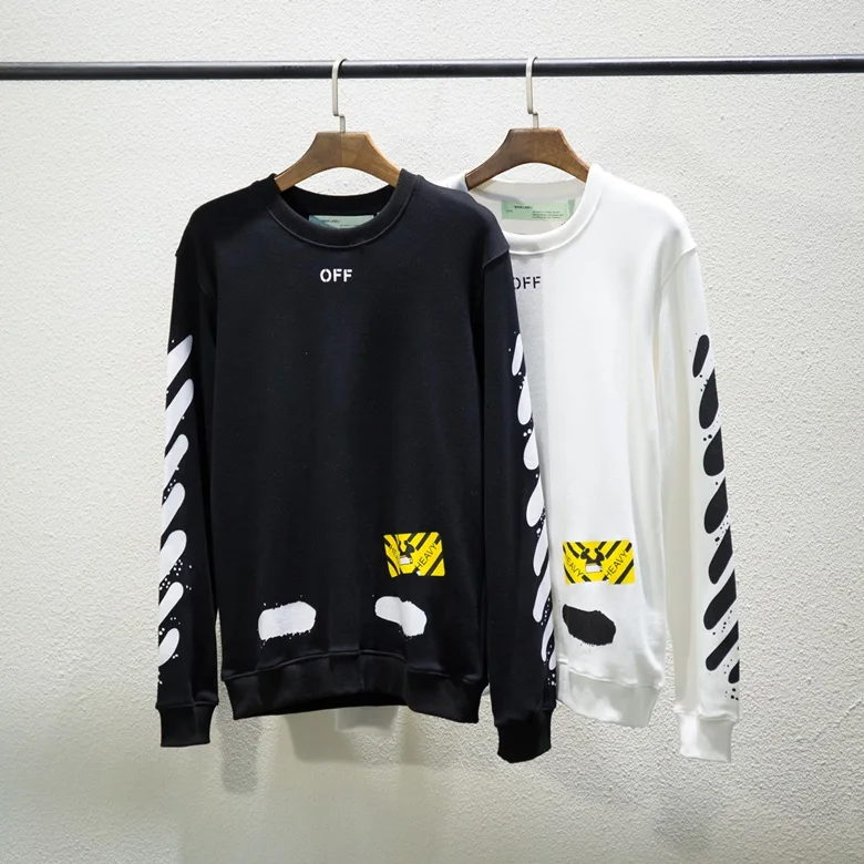 OFF-WHITE small yellow block zebra line graffiti round neck long sleeve loose Sweatshirt street hip hop
OFF-WHITE small yellow block zebra line graffiti round neck long sleeve loose Sweatshirt street hip hop