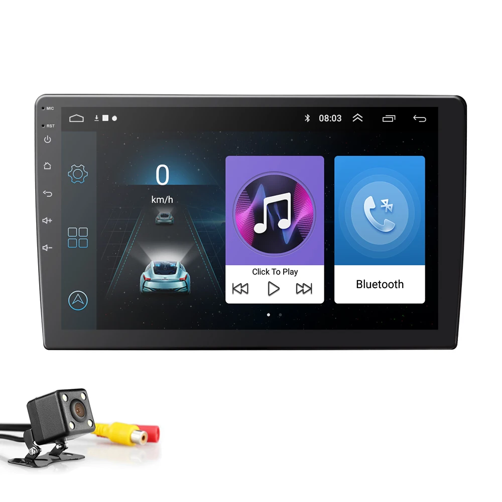 Double 2Din Car Stereo Radio with Bluetooth, GPS Navigation Fastboot,WiFi,USB,MirrorLink,Backup Camera,AUX,Subwoofer Android 9.0
Double 2Din Car Stereo Radio with Bluetooth, GPS Navigation Fastboot,WiFi,USB,MirrorLink,Backup Camera,AUX,Subwoofer Android 9.0