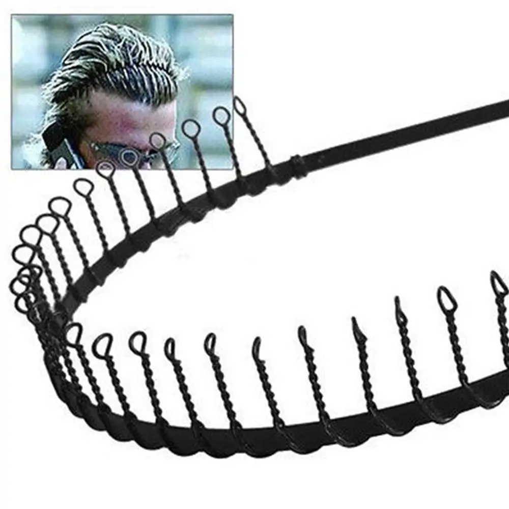 Black Tooth Headband Metal Sprots Men's Women's Hair Hoop Band Head Piece Hot Mens Women Unisex Hair Styling Accessories
Black Tooth Headband Metal Sprots Men's Women's Hair Hoop Band Head Piece Hot Mens Women Unisex Hair Styling Accessories