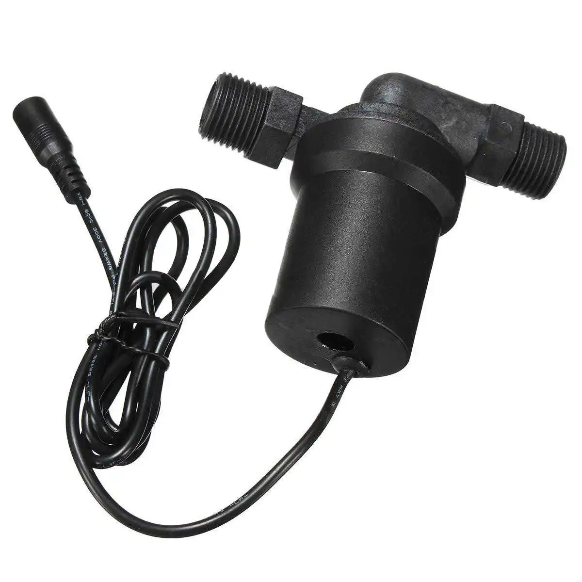 1pc Solar Hot Water Circulation Pump Black Brushless Motor 1/2\`\` Thread 650L/H 12V DC Mayitr