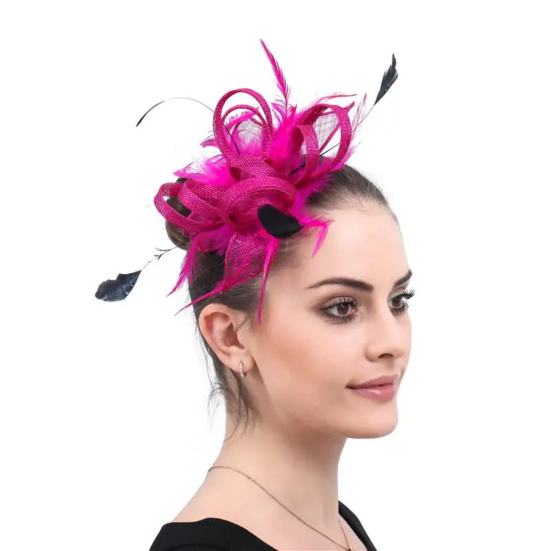 2019 New Wedding Bridal Hair Hat Red Feather Bridal Hats Wedding Banquet Party Ladies Elegent Headdress Handmade Vintage Hats
2019 New Wedding Bridal Hair Hat Red Feather Bridal Hats Wedding Banquet Party Ladies Elegent Headdress Handmade Vintage Hats