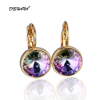 Drop Earrings For Women Wedding Earring With French Hook Made With Austrian Crystal Purple/White/Blue Stones Elements Ear E0099
Drop Earrings For Women Wedding Earring With French Hook Made With Austrian Crystal Purple/White/Blue Stones Elements Ear E0099