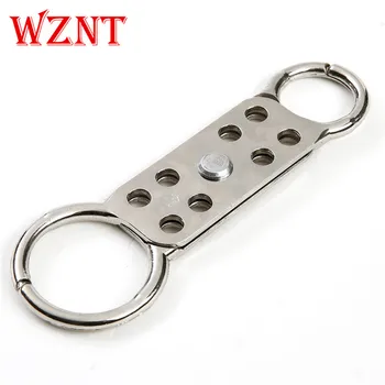 Industrial fireproof flower Double head Aluminum eight hole Safety clasp lock lockout hasp
Industrial fireproof flower Double head Aluminum eight hole Safety clasp lock lockout hasp