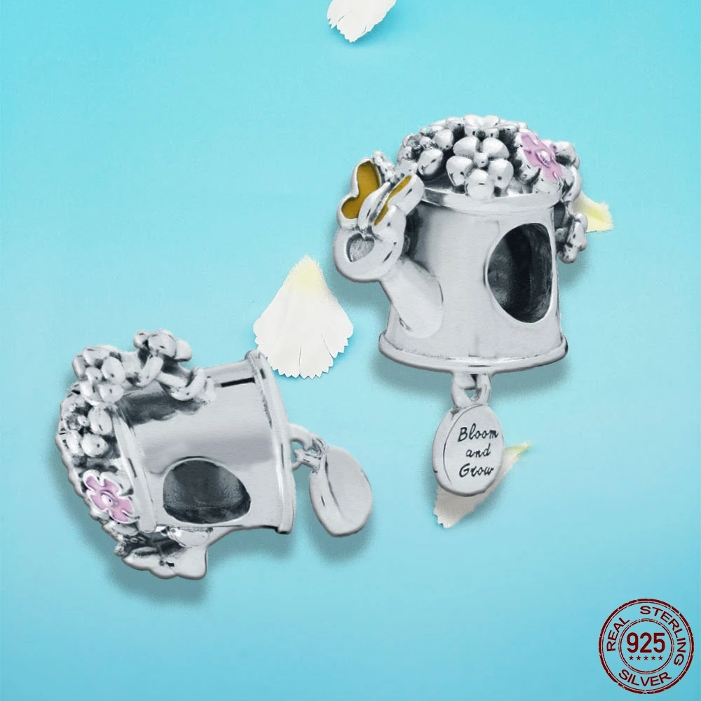 100% 925 Sterling Silver Blooming Watering Can Charm,Bloom and Grow,fit Original Pandora Bracelet, DIY Jewelry Beads
100% 925 Sterling Silver Blooming Watering Can Charm,Bloom and Grow,fit Original Pandora Bracelet, DIY Jewelry Beads
