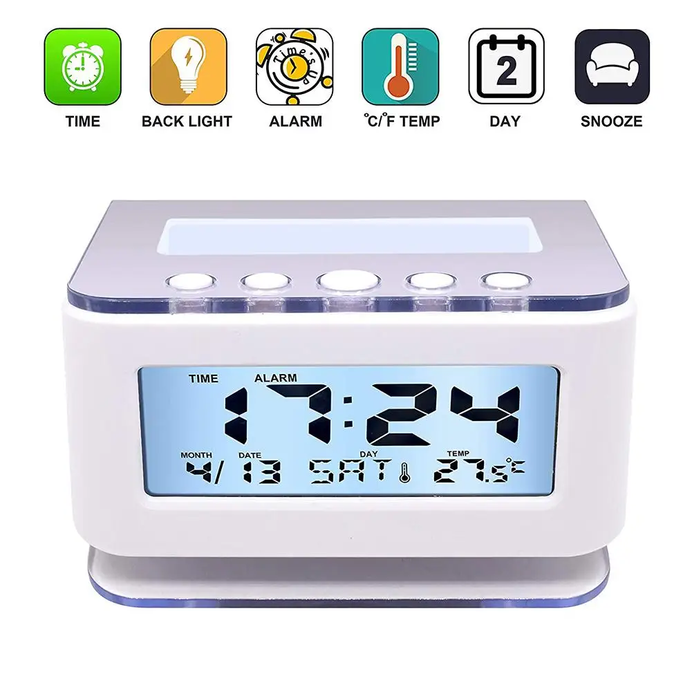 Luminous Mute Electronic Alarm Clock Birthday Reminder Calendar Display Timer Temperature Digital Snooze Alarm Clock No-battery
Luminous Mute Electronic Alarm Clock Birthday Reminder Calendar Display Timer Temperature Digital Snooze Alarm Clock No-battery
