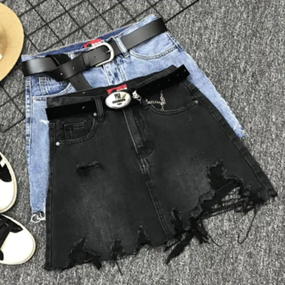 Black denim skirt 2019 summer women hole fashion hihg waist tassel jeans mini skirt a-line
Black denim skirt 2019 summer women hole fashion hihg waist tassel jeans mini skirt a-line