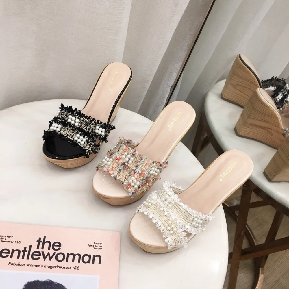 Brief Leather Med Rubber Slippers Slides Sandal Modis Clogs Platform Wedge Heel Toe Female Summer 2019 Allmatch Lady Korean
Brief Leather Med Rubber Slippers Slides Sandal Modis Clogs Platform Wedge Heel Toe Female Summer 2019 Allmatch Lady Korean
